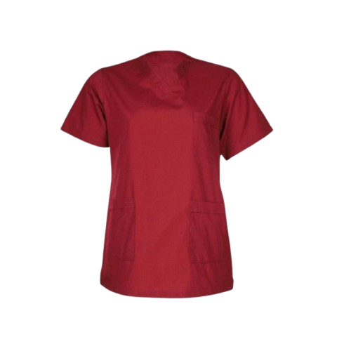 santolina v neck v yaka kisa kollu uniforma hemsire hastabakici onlugu